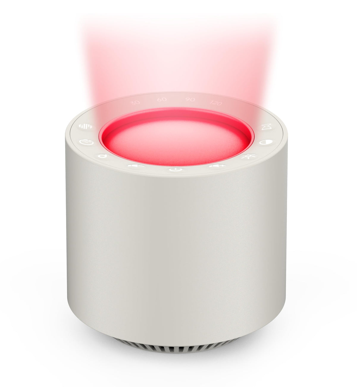 Wood Grain 670nm Red Light Therapy White Noise Sleep Sound Machine