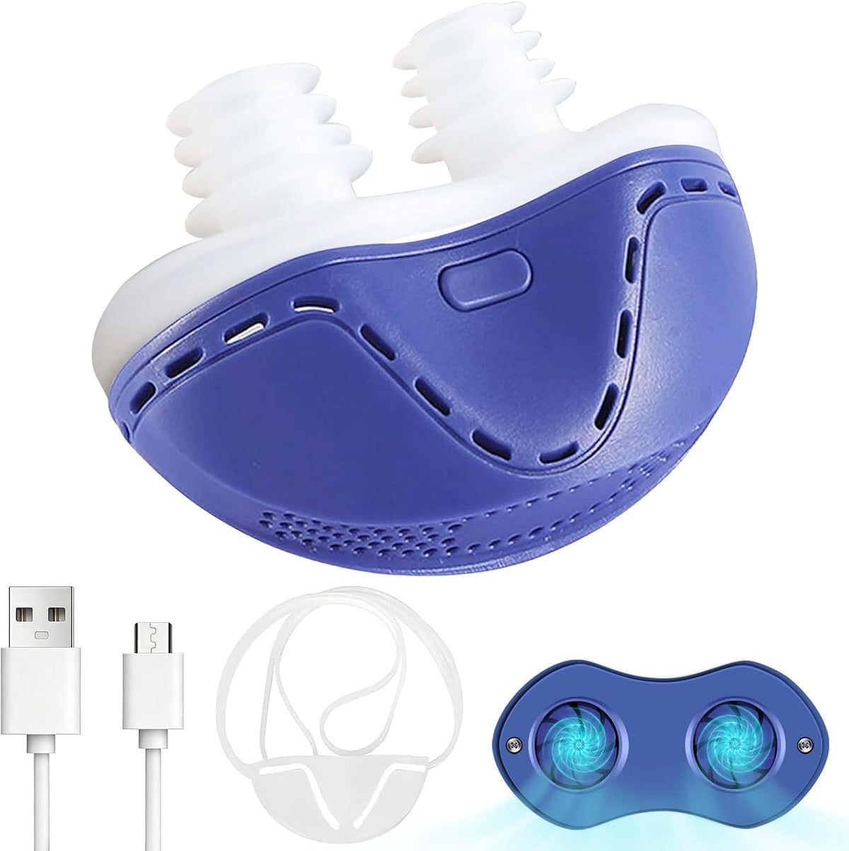 Anti Snoring Devices, Secure-Fit Snoring Solution with 3 Airflow Levels