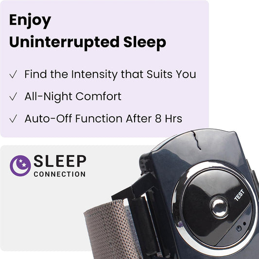 Anti-Snore Wristband - Advanced Anti Snoring Device with Bionic Detection Technology, Adjustable Intensity, Comfortable & Anti Snore Device for Men and Women