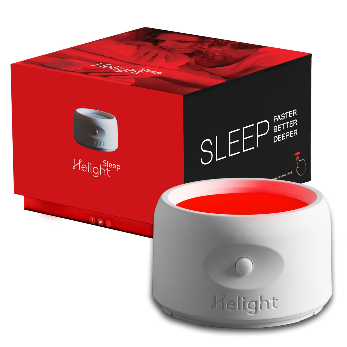 Helight Red Light Therapy Sleep Device – 630nm Pure Red Light Lamp Sleep Aid to Support Deep Relaxation – Rest Lamp Backed by Science for Adults & Kids Bedrooms