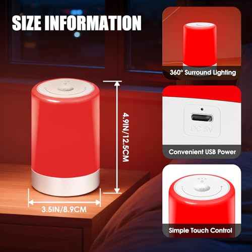 Red Light Therapy Lamp 670nm – Sleep & Relaxation Night Light