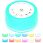Soother Sleep Sound Machine Night Light White Noise Machine with 30 Soothing Sounds & 12 Color Night Lights for Baby Kids Adults Brown Noise Machine with Timer & Continuous Play for Home Travel Office