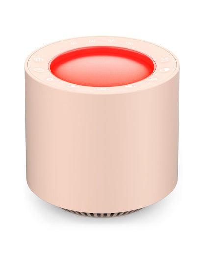 Wood Grain 670nm Red Light Therapy White Noise Sleep Sound Machine