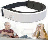 Good Sleep Headset for Relaxation & Bedtime Routine, 40Hz Gamma Light & Bone Conduction Sound Rhythmic Massager, Designed to Insomnia Relief, Promote Calm, Focus, Meditation and Mental Rest