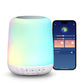 Sound Machine Easysleep White Noise Machine with 25 Soothing Sounds and Night Lights with Memory Function 32 Levels of Volume and 5 Sleep Timer Powered by AC or USB for Sleeping Relaxation (White)