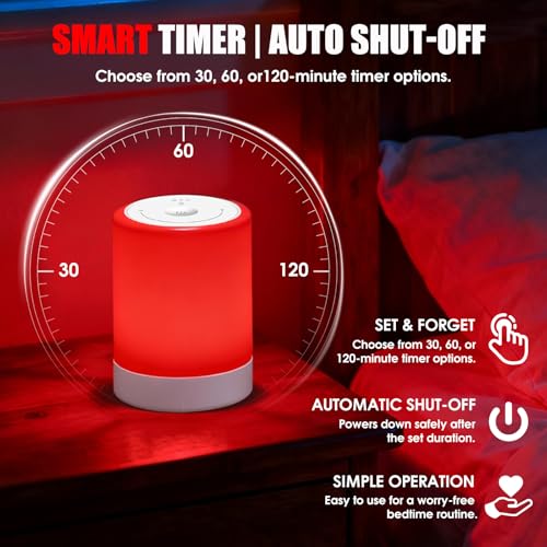 Red Light Therapy Lamp 670nm – Sleep & Relaxation Night Light