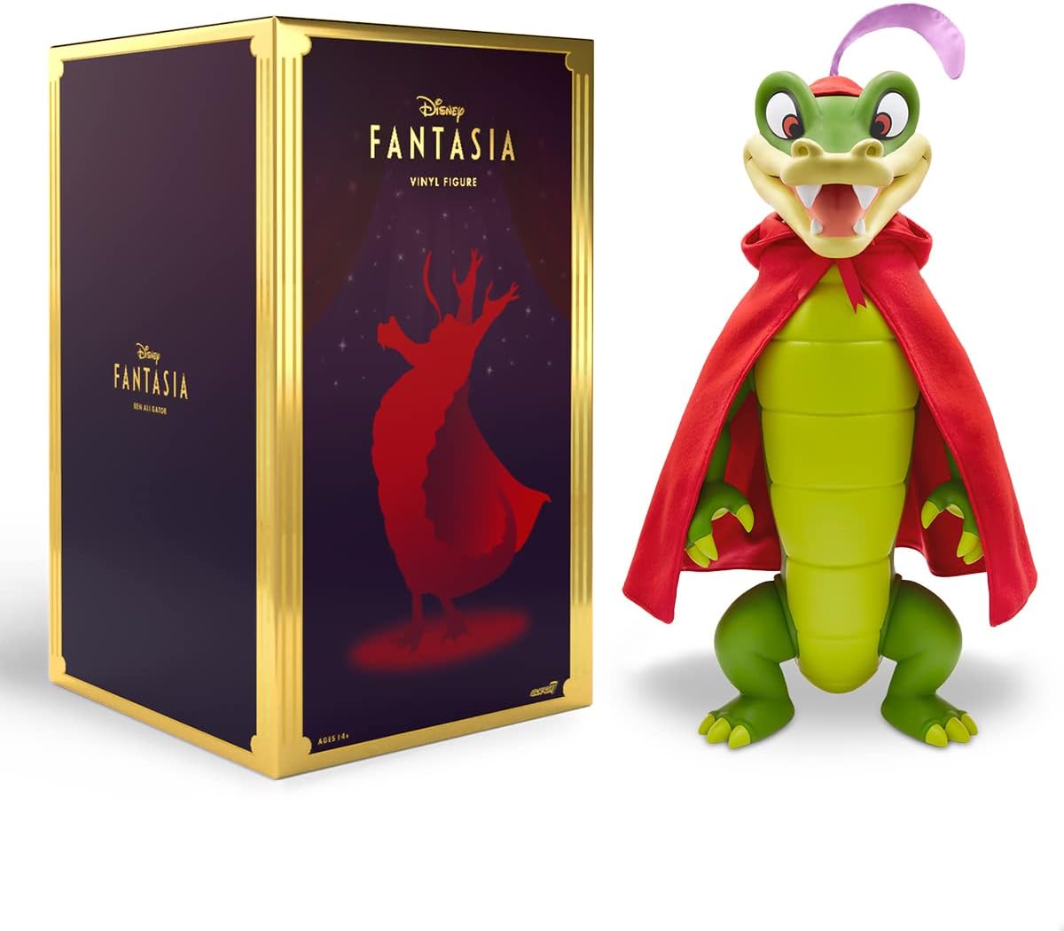 Super7 Supersize Disney Fantasia Ben Ali Gator - 16" Action Figure With Fabric Clothing, Classic Collectibles and Retro Toys