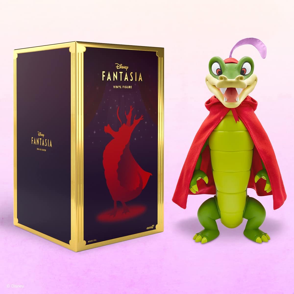 Super7 Supersize Disney Fantasia Ben Ali Gator - 16" Action Figure With Fabric Clothing, Classic Collectibles and Retro Toys