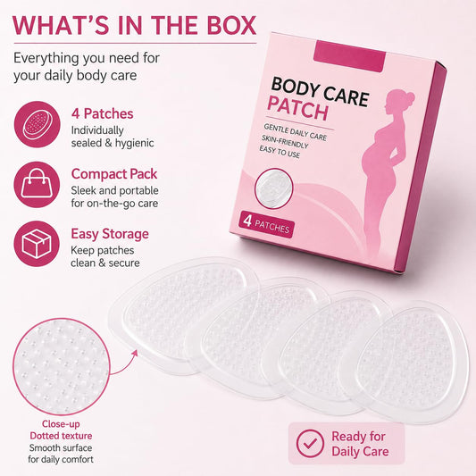 Clear Hydrogel Abdomen Care Patches，8Strips/2Box