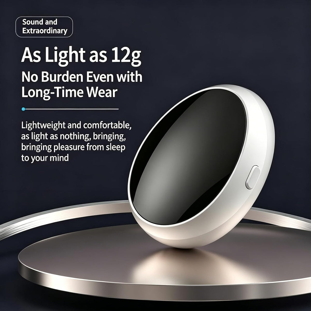 Sleep Ease Pro 4.0 – Portable 3-Speed Anti-Snoring Device for Better (Device1pc+Patch*10)