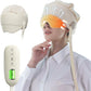 FSA Eligible HSA Approved Head Massager for Headaches, Eye Massager with Heat, 2200 mAh Electric Rechargeable Head Tool for Stress Relief, Migraine Relief Massager for Forehead, 6 Zone Kneading