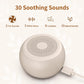 Portable Travel Sound Machine White Noise Machine 40h Battery Brown Noise Machine 30 Soothing Sounds & Hushing Sound for Baby 4 Timers Memory Function 32 Adjustable Volume for Kids Adults Home Office