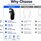Ear Wearable Wellness Device for Relaxation, Stress Relief & Sleep, 6 Modes
