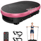 Vibration Plate Exercise Machine for Body Shaker Machine & Weight Loss, Shake Plate with Resistance Bands, 120 Speed Levels, Remote Control, Full Body Workout, Compact Home Gym Equipment