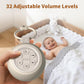 Portable Travel Sound Machine White Noise Machine 40h Battery Brown Noise Machine 30 Soothing Sounds & Hushing Sound for Baby 4 Timers Memory Function 32 Adjustable Volume for Kids Adults Home Office