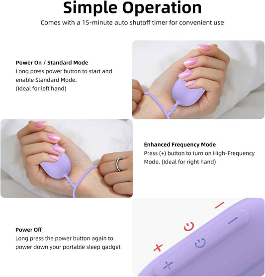 Compact Handheld Sleep Aid Device, Portable Stress Calming Relaxation Tool