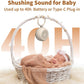 Portable Travel Sound Machine White Noise Machine 40h Battery Brown Noise Machine 30 Soothing Sounds & Hushing Sound for Baby 4 Timers Memory Function 32 Adjustable Volume for Kids Adults Home Office