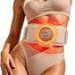 INIA TURBO Ab Vibration Belt for Belly Toning, Waist Trainer for Women Gold