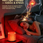Wood Grain 670nm Red Light Therapy White Noise Sleep Sound Machine