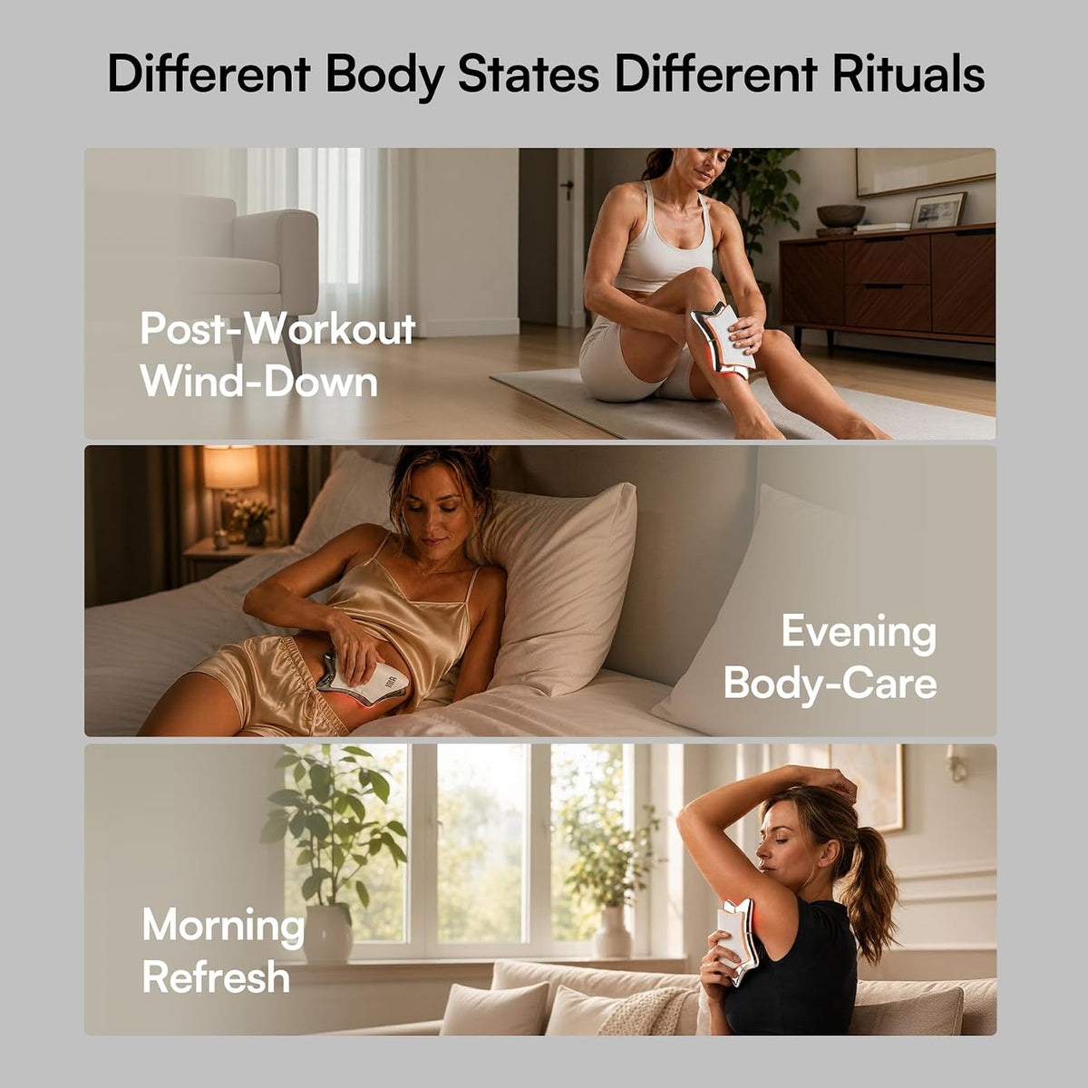 INIA FASCIOR Body Sculpting & Recovery Device with Core/Legs/Arms Modes