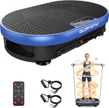 Vibration Plate Exercise Machine for Body Shaker Machine & Weight Loss, Shake Plate with Resistance Bands, 120 Speed Levels, Remote Control, Full Body Workout, Compact Home Gym Equipment