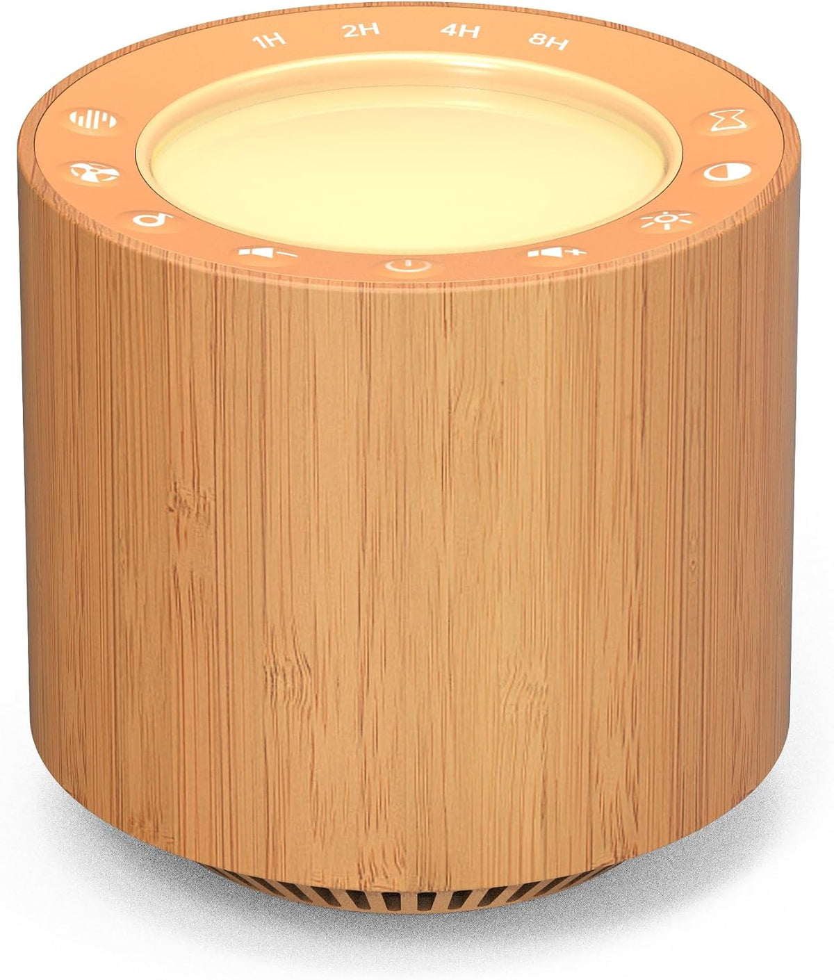Wood Grain 670nm Red Light Therapy White Noise Sleep Sound Machine