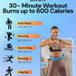FIT ON Form Infinity Weighted Hula Hoop for Adults Weight Loss, Smart Exercise Hola Circle Hoop for Women Abs Workout