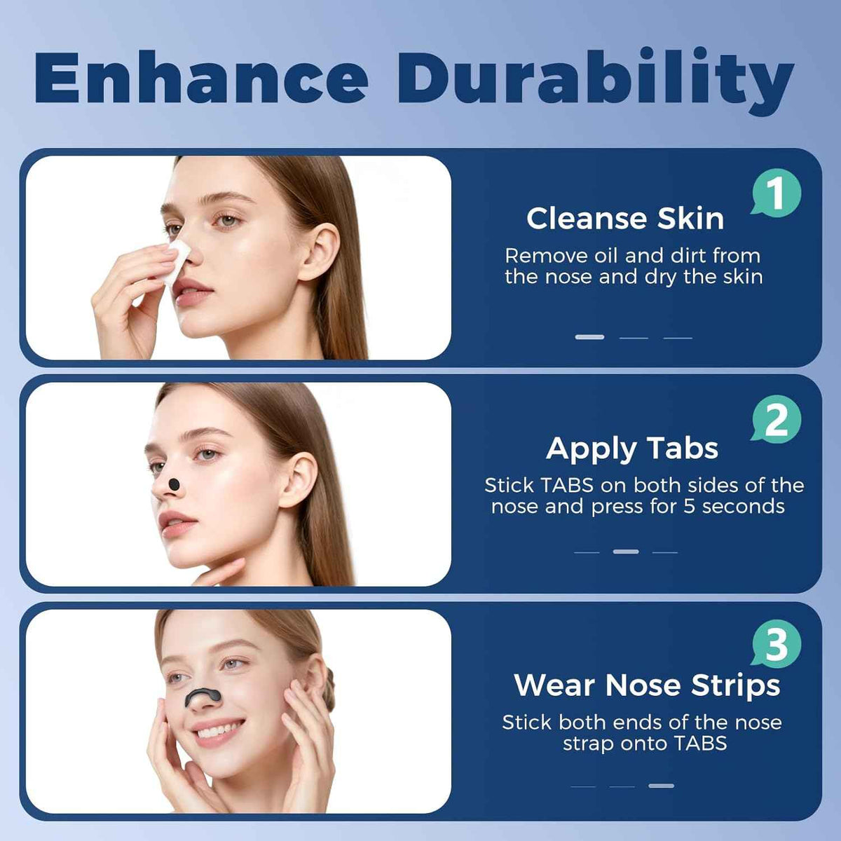 Nasal Strips for Snoring, Extra Strength Nose Strips for Breathing