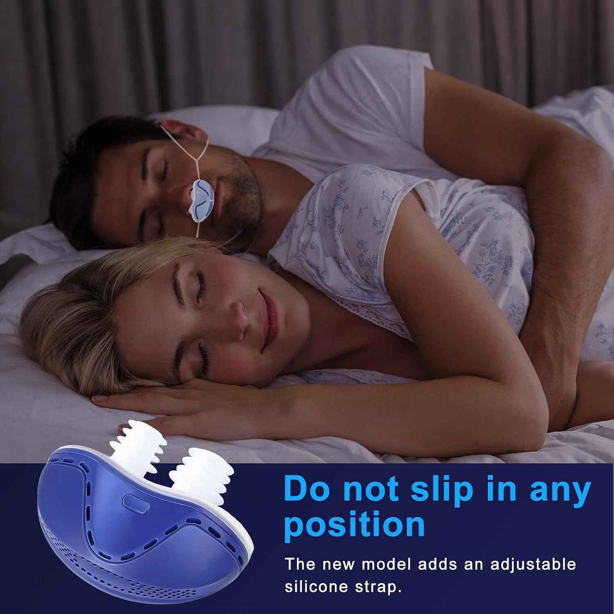 Anti Snoring Devices, Secure-Fit Snoring Solution with 3 Airflow Levels