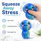 2 Packs Axolotl Squishy Stress Relief Toy, Glitter Stretchy Axolotls Stress Soft Squeeze Sensory Fidget Toys for Kids Adults, Cute Axolotls Squishies Party Favors Classroom