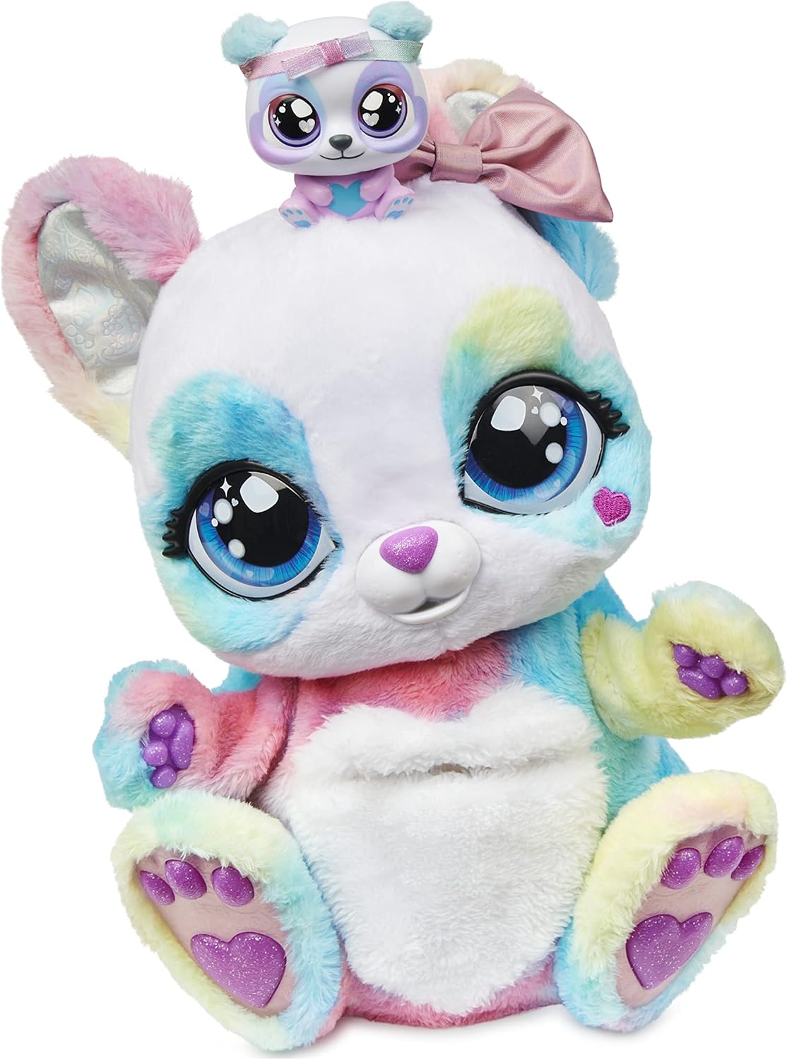 Peek-A-Roo Amazon Exclusive Interactive Rainbow Plush Toy & Baby, Ages 5+