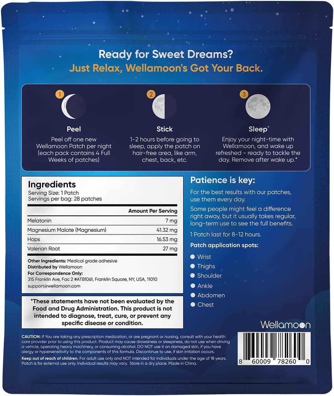 Sleep Patches for Adults Extra Strength | Easy-to-Apply  | 28 Patches