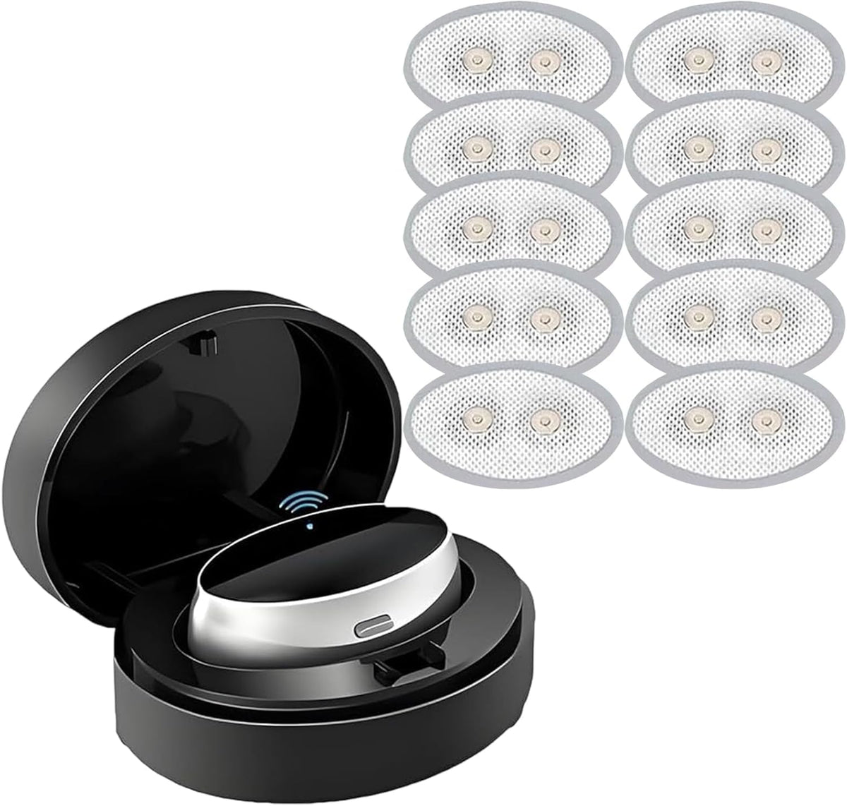 Sleep Ease Pro 4.0 – Portable 3-Speed Anti-Snoring Device for Better (Device1pc+Patch*10)
