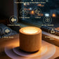 Wood Grain 670nm Red Light Therapy White Noise Sleep Sound Machine