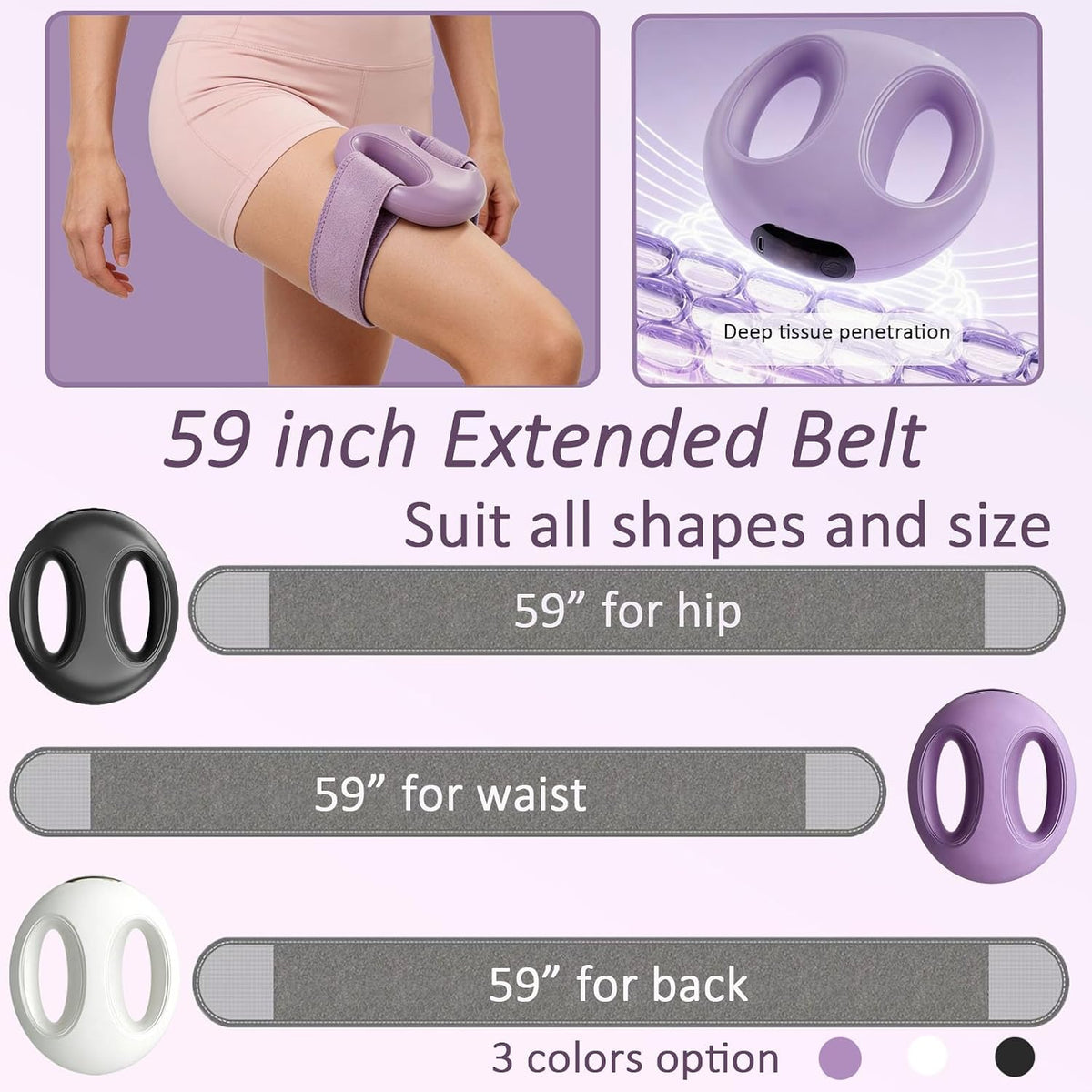 Full-Body Fascia Ring Massager for Weight Loss & Lymphatic Drainage