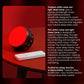 630nm Red Light Therapy Sleep Device, Red Night Light Lamp to Support Deep Relaxation and Improve Sleeping for Adult & Elderly Adults, Suitable for Gifts, Black (Built in White Noise)