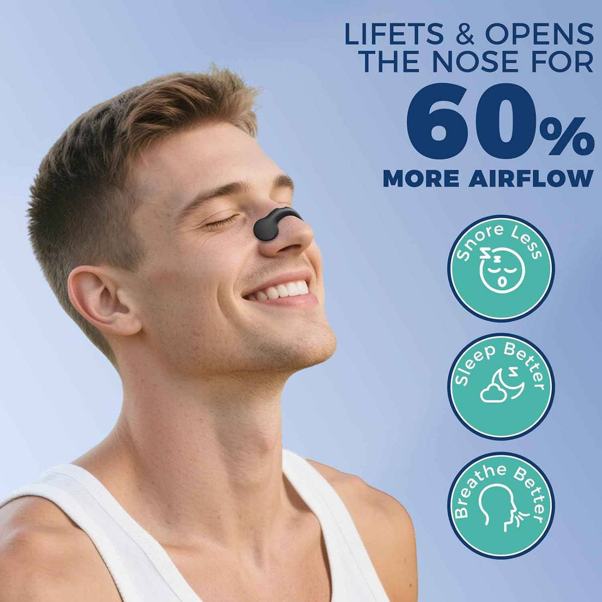 Nasal Strips for Snoring, Extra Strength Nose Strips for Breathing