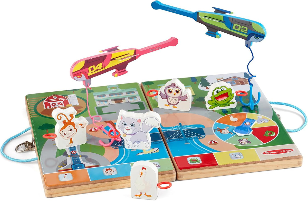 Melissa & Doug PAW Patrol Spy Find & Rescue, Wooden Take-Along Game Set