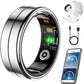Fit Ring, Smart Health Rings for Women Men with Heart Rate,Blood Oxygen,HRV,Stress Level, Sleep Monitor, Step Tracker, No Subscription Fee, IP68 Waterproof Smart Ring for iphone &Android (Black, 8#)
