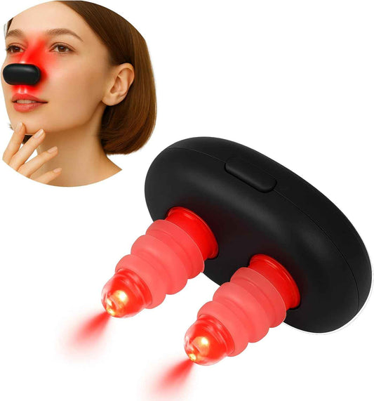 Red Light Nasal Therapy, USB-C Rechargeable Nose Care Device, 3 Modes