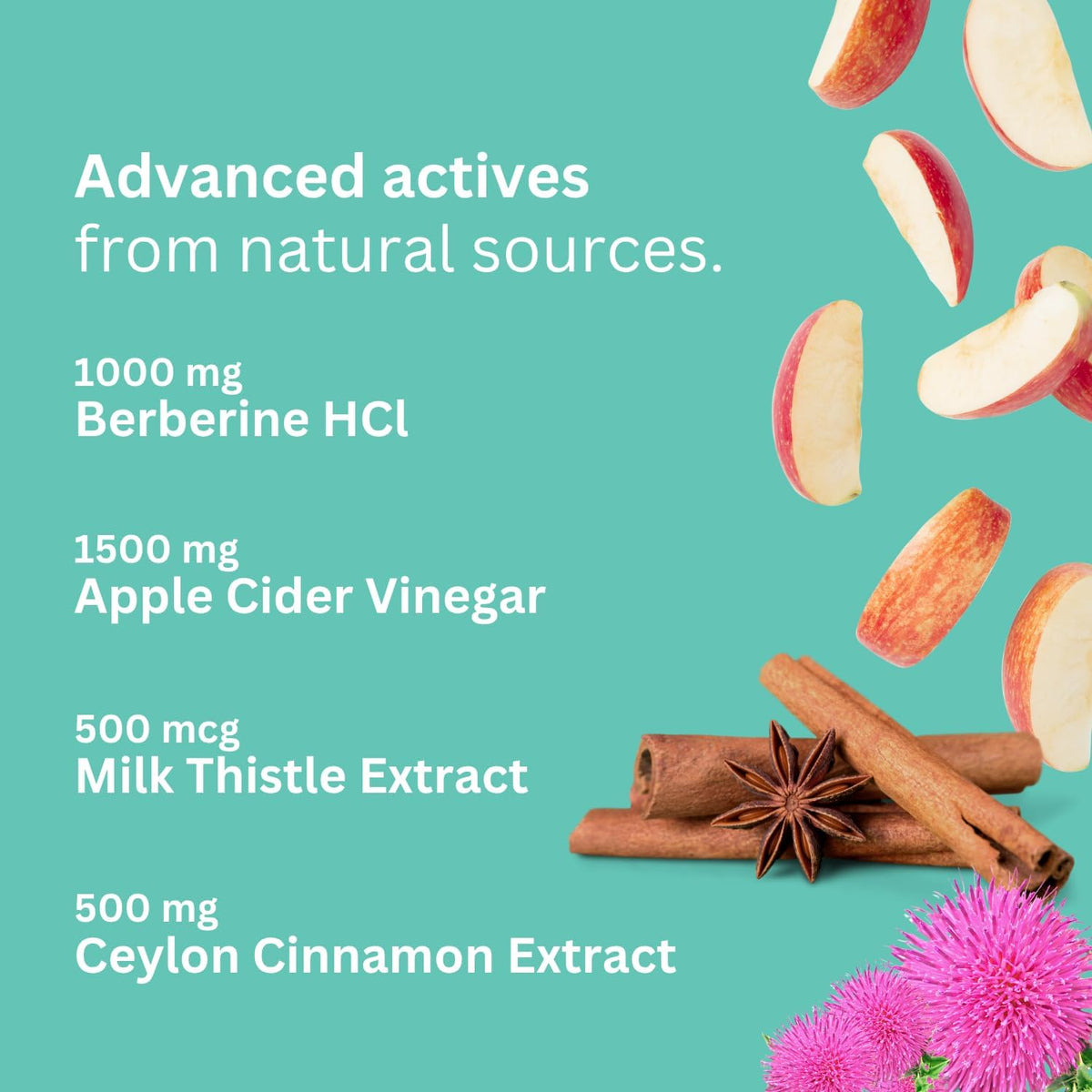 1500mg Keto Berberine Complex Gummies with 1,000mg Ceylon Cinnamon, Milk Thistle 500mcg. Sugar-Free Berberine Supplement for Metabolism, Energy, Gut Health, Fasting & & Body Mass Control. 90 Gummies.