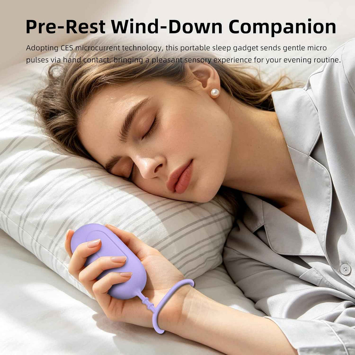 Compact Handheld Sleep Aid Device, Portable Stress Calming Relaxation Tool