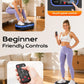 Vibration Plate Exercise Machine for Body Shaker Machine & Weight Loss, Shake Plate with Resistance Bands, 120 Speed Levels, Remote Control, Full Body Workout, Compact Home Gym Equipment