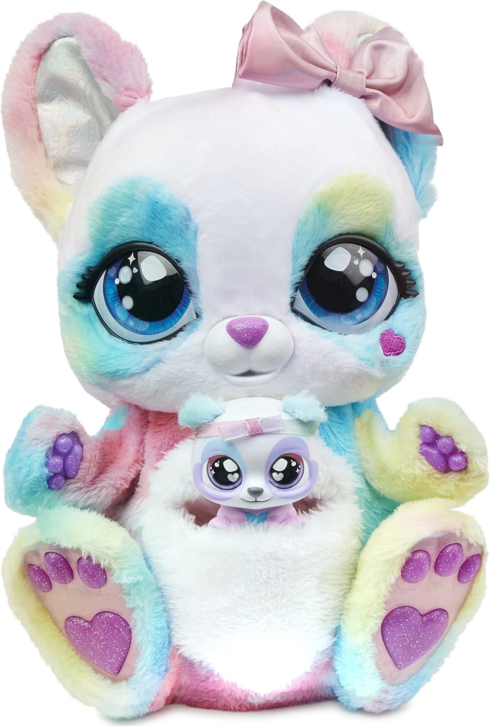 Peek-A-Roo Amazon Exclusive Interactive Rainbow Plush Toy & Baby, Ages 5+
