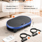 Vibration Plate Exercise Machine for Body Shaker Machine & Weight Loss, Shake Plate with Resistance Bands, 120 Speed Levels, Remote Control, Full Body Workout, Compact Home Gym Equipment