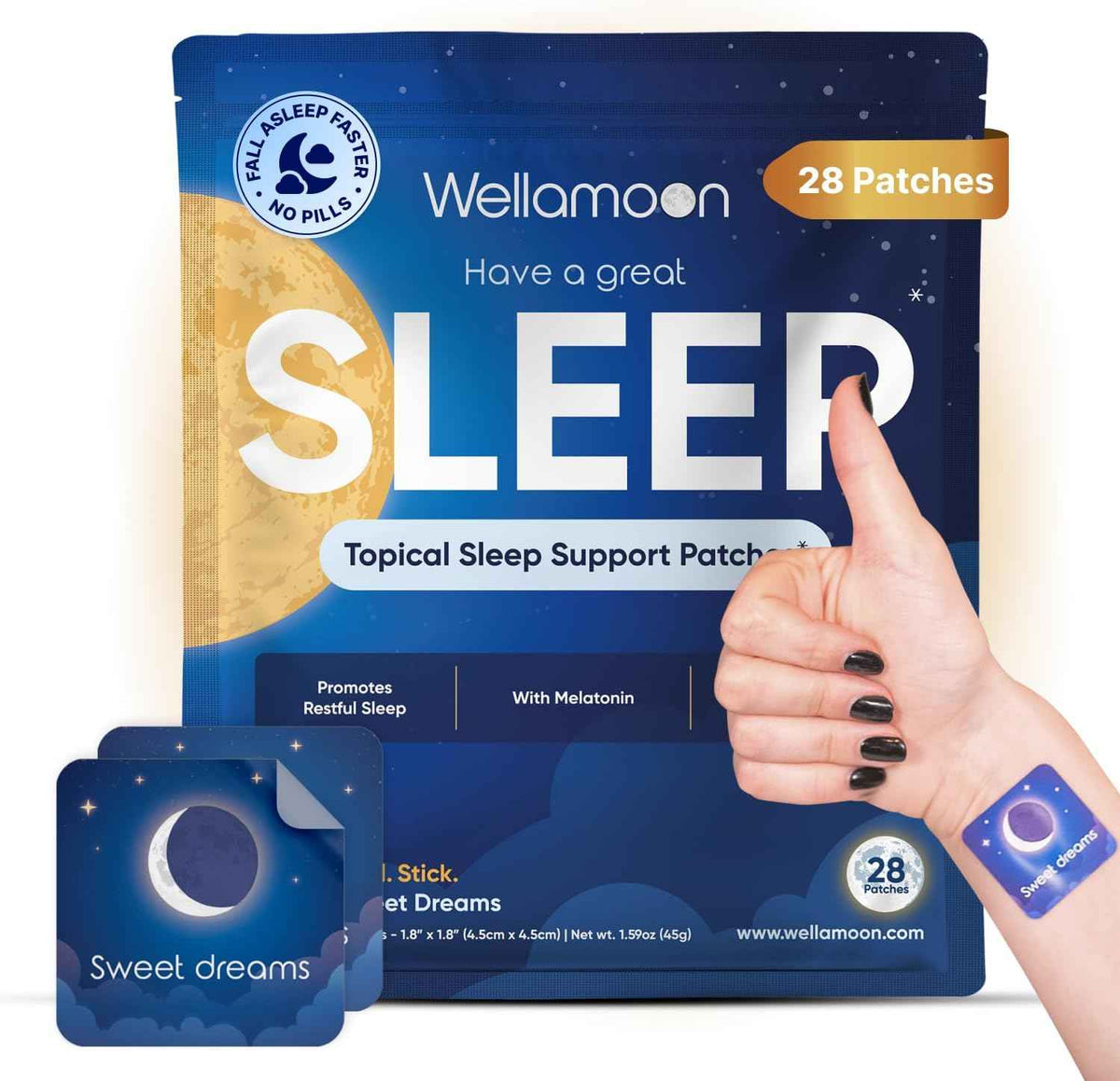 Sleep Patches for Adults Extra Strength | Easy-to-Apply  | 28 Patches