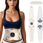 Abs Stimulator Abdominal, AB Belt Muscle Stimulator with Heat (White)