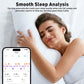 Smart Ring with Sleep Monitoring, Step Counting, Heart Rate, Blood Oxygen for iOS and Android, No Subscription Fee, IP68 Waterproof Health Tracker (Black, 8)
