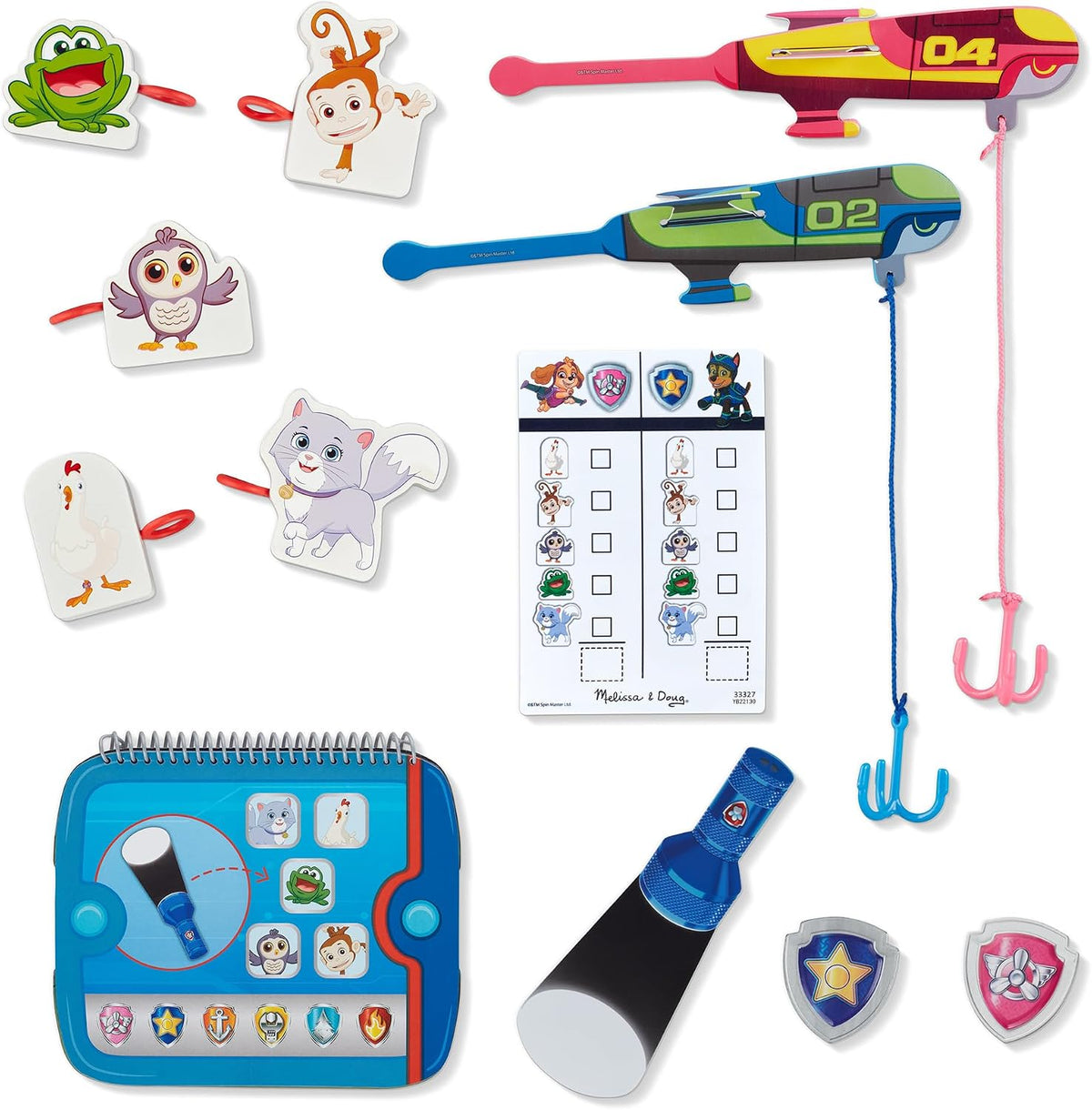 Melissa & Doug PAW Patrol Spy Find & Rescue, Wooden Take-Along Game Set