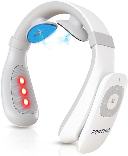 Neck TENS Machine with Heat, Electric Pulse Neck Massager for Pain Relief